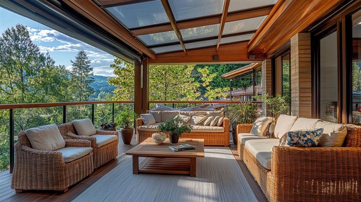 Termotag til overdækket terrasse